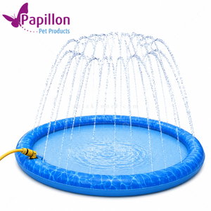 Фонтан за кучета 100 см PAPILLON, син