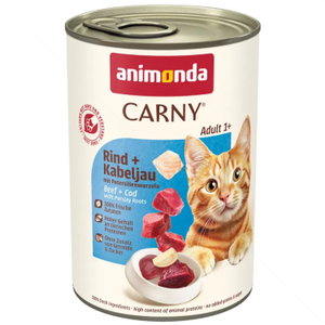 ANIMONDA Carny 400 гр. Adult с телешко месо, риба треска и магданоз