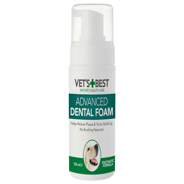 Дентална пяна с ензими, здравец, мента и карамфил VET'S BEST