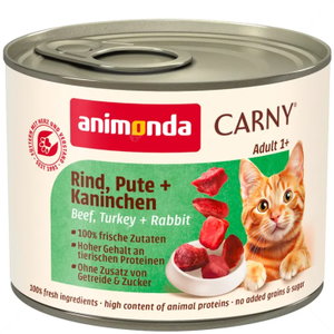 ANIMONDA Carny 200 гр. Adult пуешко и заешко месо