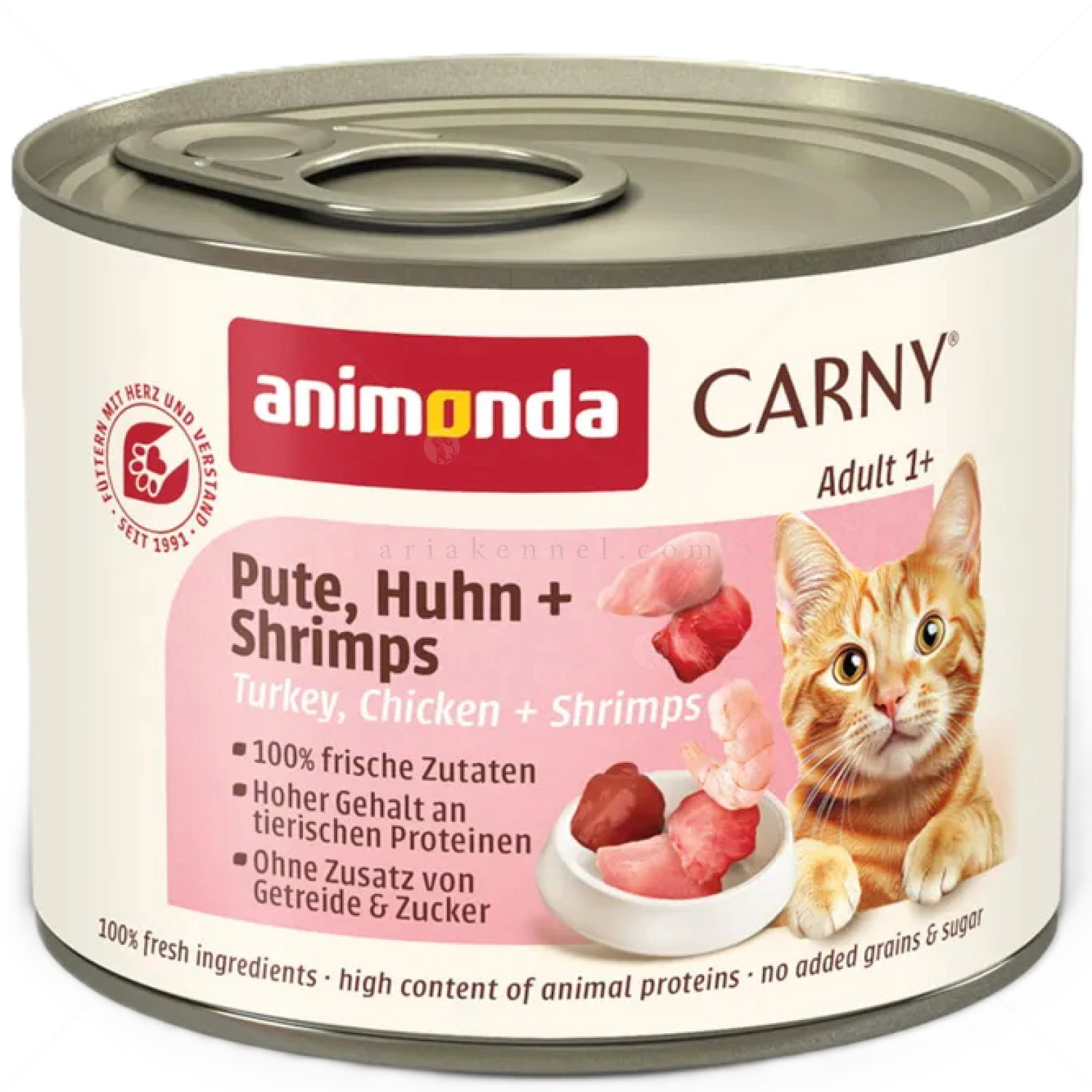 ANIMONDA Carny 200 гр. Adult пилешко, пуешко месо и скариди