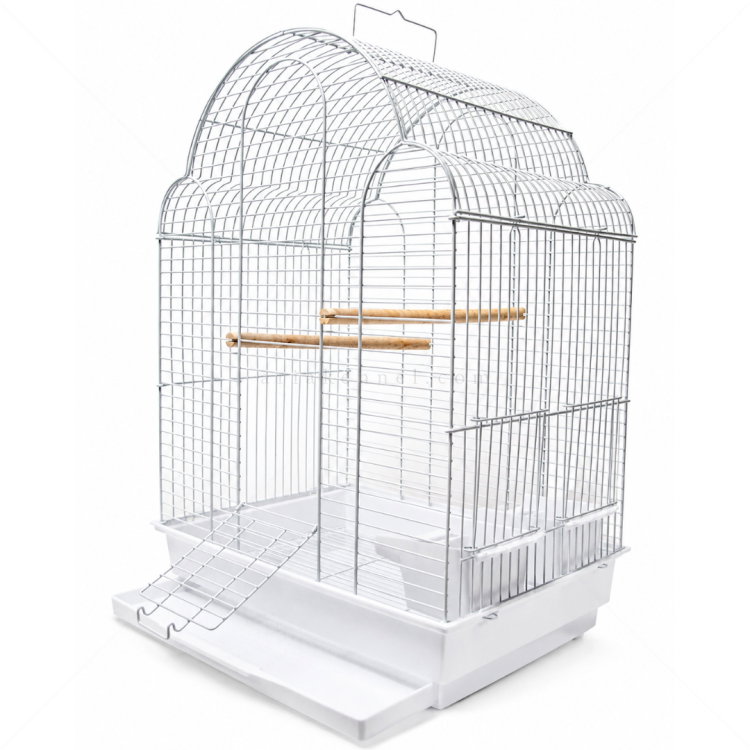 MINA PET Клетка за малки птици, бяла