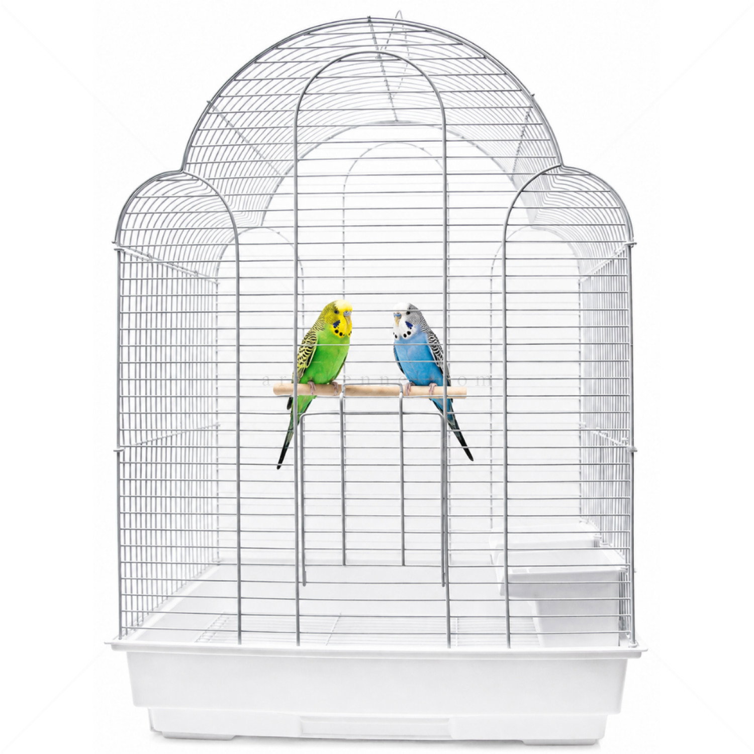 MINA PET Клетка за малки птици, бяла