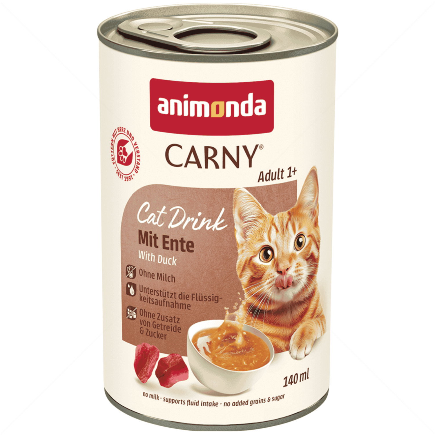 Напитка за котки с патешко месо 140 мл ANIMONDA Carny Cat Drink Duck