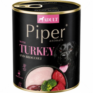 Piper Adult 800 гр с пуешко месо и броколи