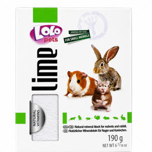 LOLO PETS Минерално блокче натурално, 190 гр.