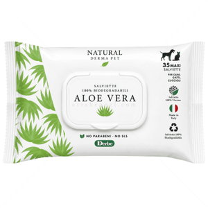 Мокри кърпи с алое вера NATURAL DERMA PET Aloe Vera Salviette