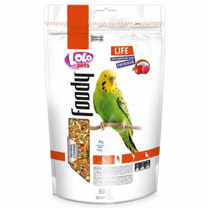 LOLO PETS Храна с плодове за вълнист папагал 0.600 кг