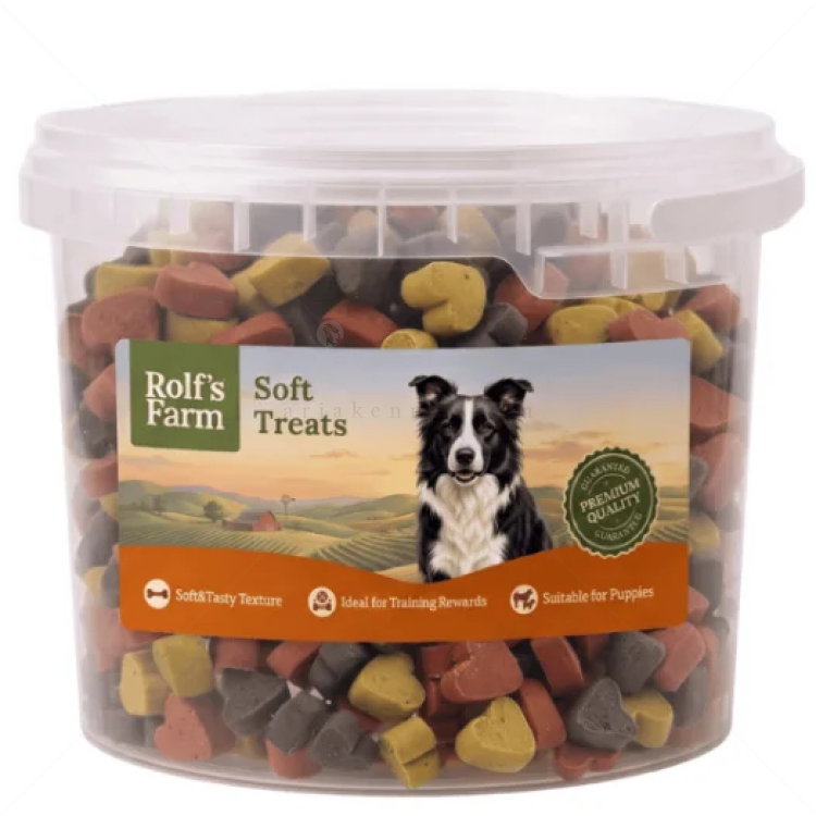 Микс меки мини сърчица 200 гр ROLF'S FARM Mini Hearts Mix