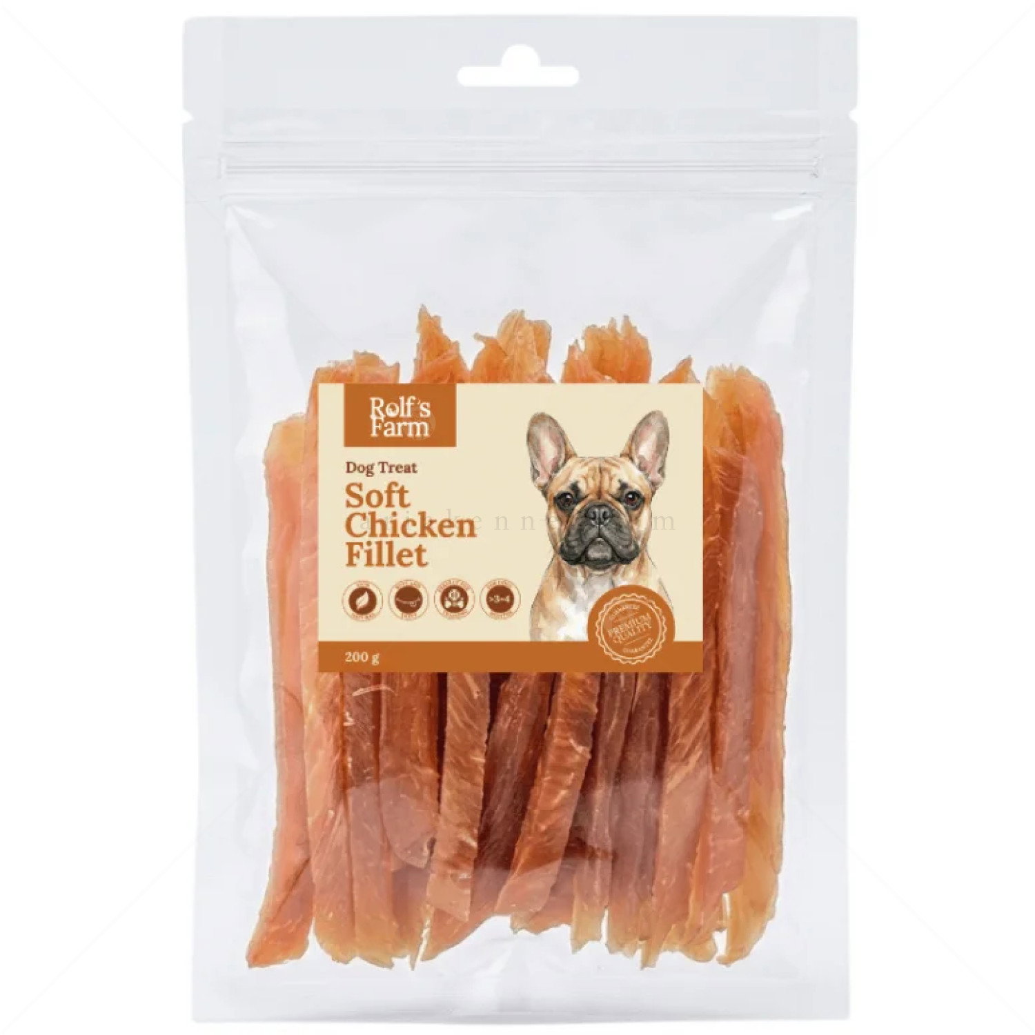 Меки ленти от пилешко филе 200 гр ROLF'S FARM Soft Chicken Fillet