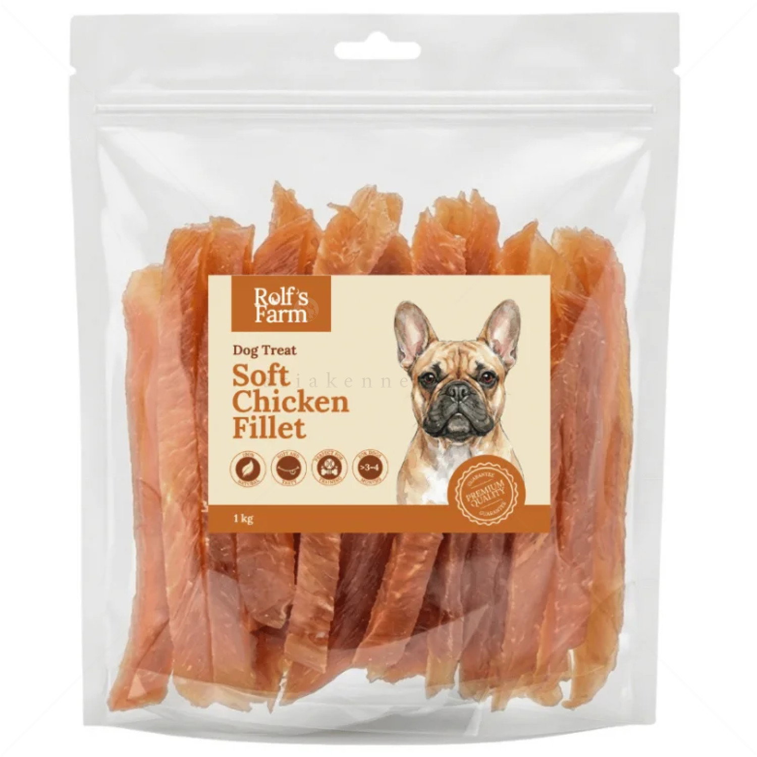Меки ленти от пилешко филе 1 кг ROLF'S FARM Soft Chicken Fillet