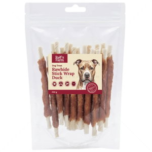 Кожени солети, обвити с патешко месо 200 гр ROLF'S FARM Rawhide Stick Wrap Duck