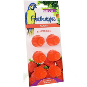 Желирано лакомство с вкус на ягода за папагали, 6 броя ESVE Fruitkuipjes