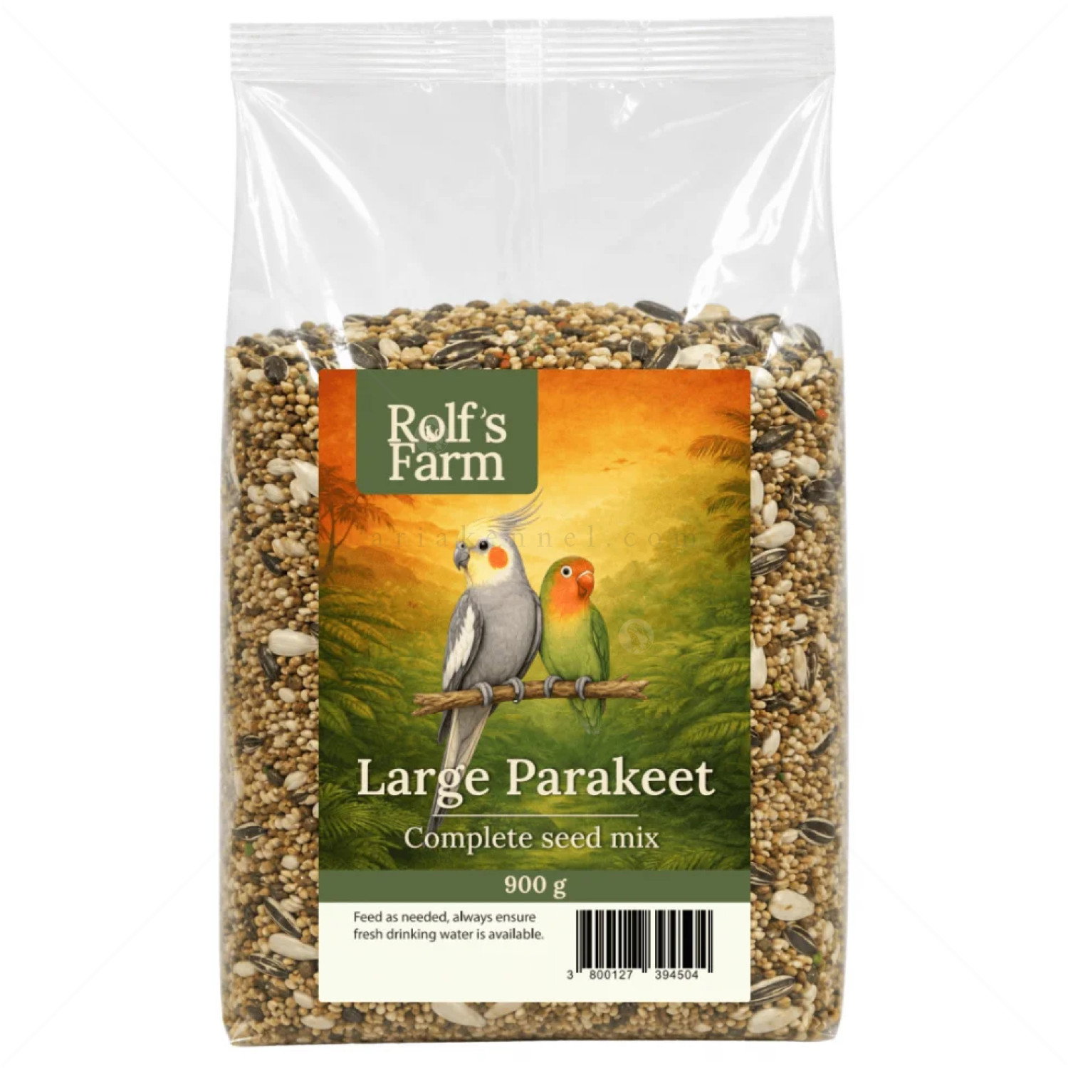 Храна за средни папагали ROLF'S FARM Large Parakeet 0.900 кг, микс