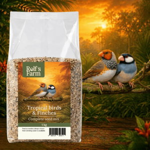 Храна за тропически птици и финки ROLF'S FARM Tropical birds & Finches 1 кг, микс