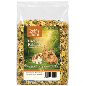 Храна за декоративни зайци 0.750 кг ROLF'S FARM Dwarf Rabbits