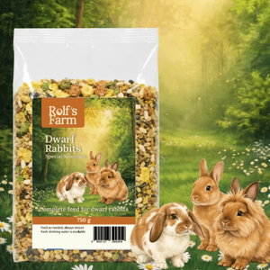 Храна за декоративни зайци 0.750 кг ROLF'S FARM Dwarf Rabbits