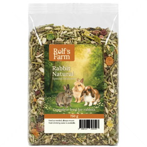 Натурална храна за декоративни зайци 0.750 кг ROLF'S FARM Rabbit Natural, микс