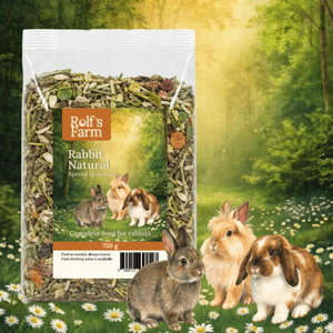 Натурална храна за декоративни зайци 0.750 кг ROLF'S FARM Rabbit Natural, микс