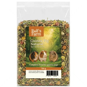 Натурална храна за морски свинчета 0.750 кг ROLF'S FARM Guinea Pig Natural, микс