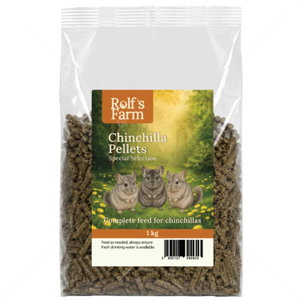 Храна на пелети за чинчили 1 кг ROLF'S FARM Chinchilla Pellets