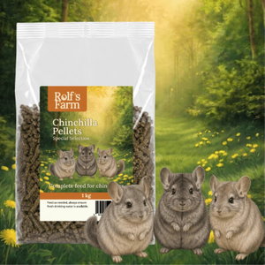 Храна на пелети за чинчили 1 кг ROLF'S FARM Chinchilla Pellets