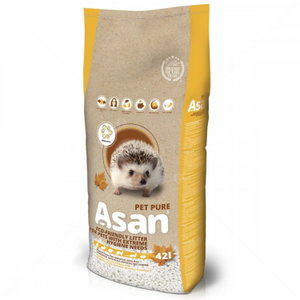 Постелка със силен контрол на миризмите за гризачи 42 л ASAN Pet Pure