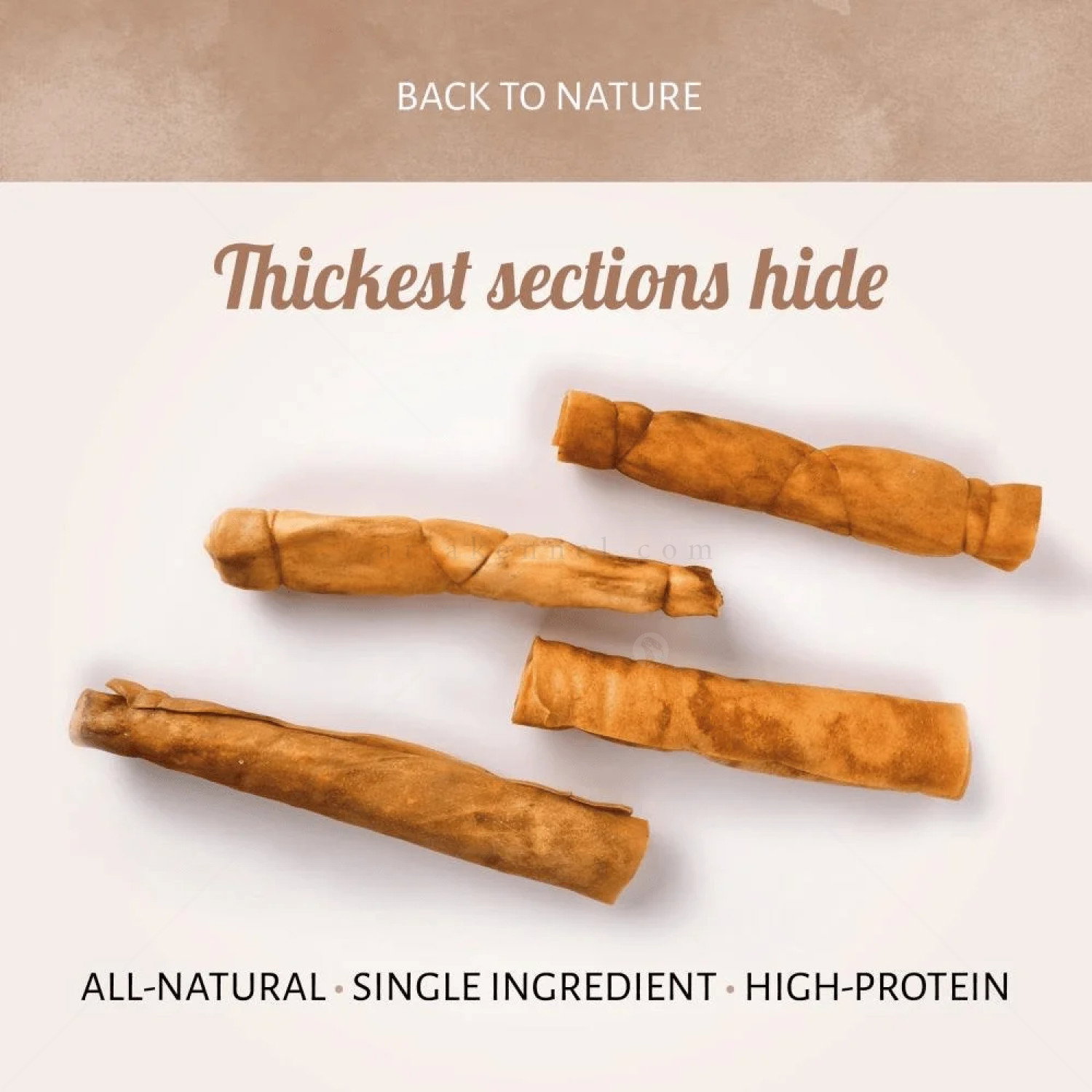 Руло от говежда глава ANTOS Beef Hide Roll, 1 брой/ 25 см