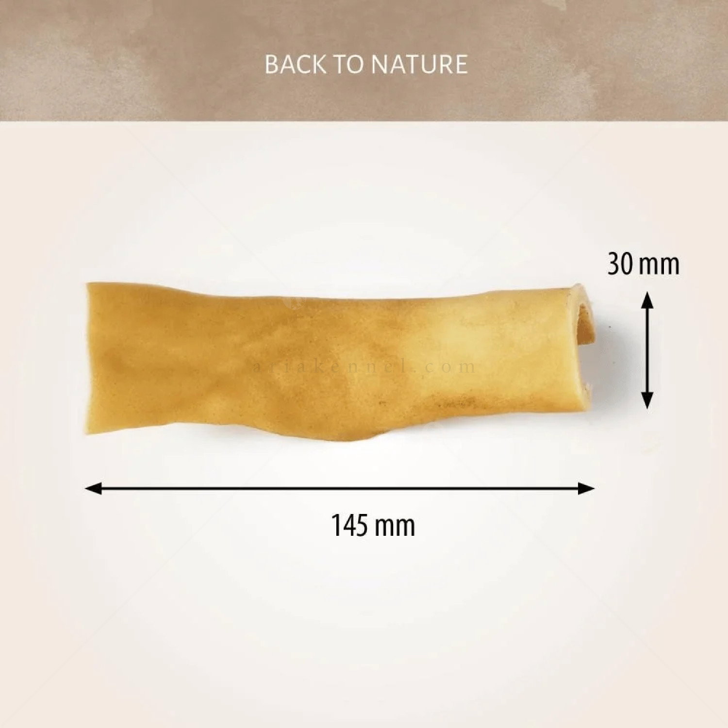 Кожа от говежда глава ANTOS Beef Hide, 15 см, 200 гр