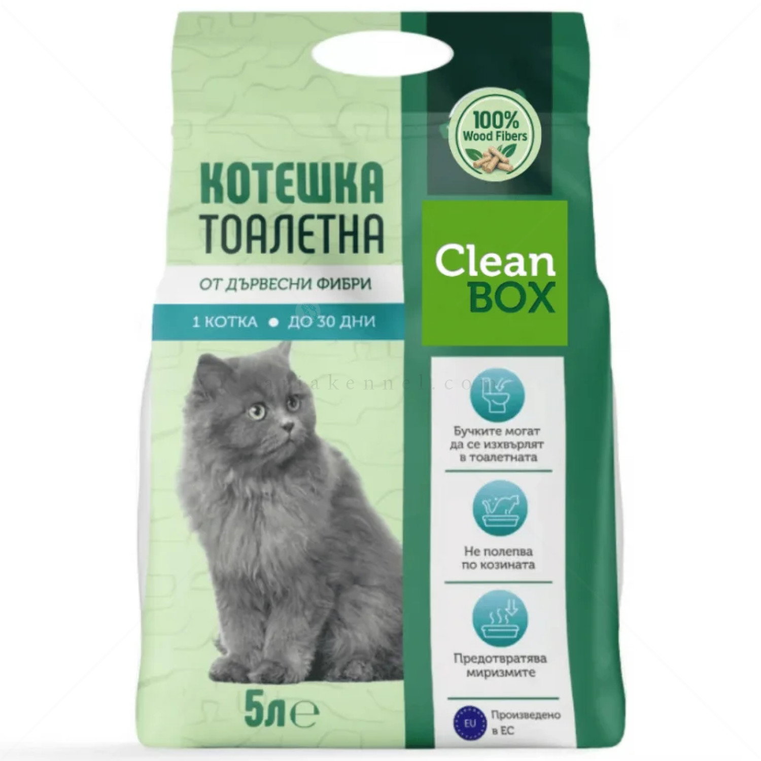 CLEAN BOX 5 л. дървесна постелка