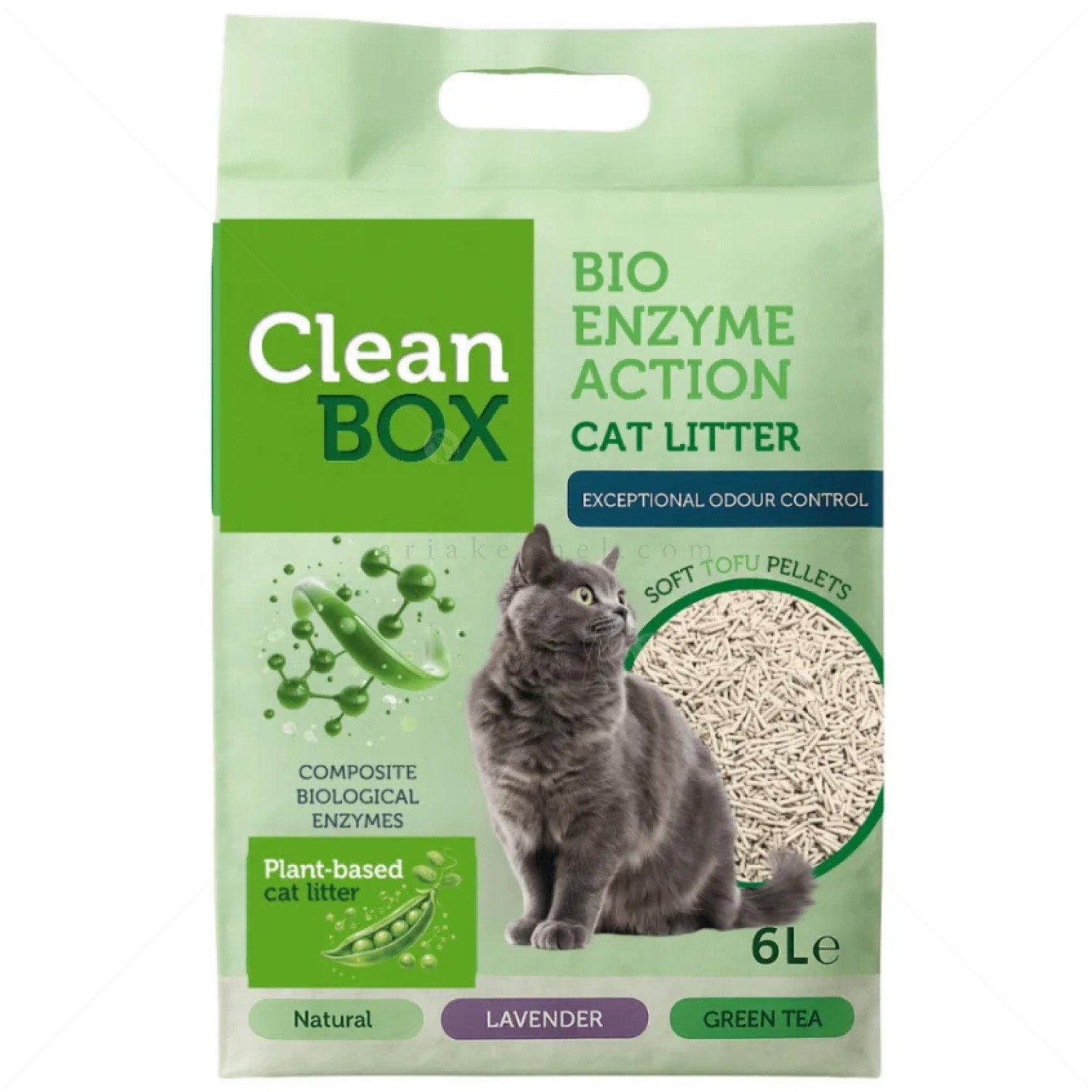 CLEAN BOX 6 л/2.500 кг Тофу - без аромат, с ензими