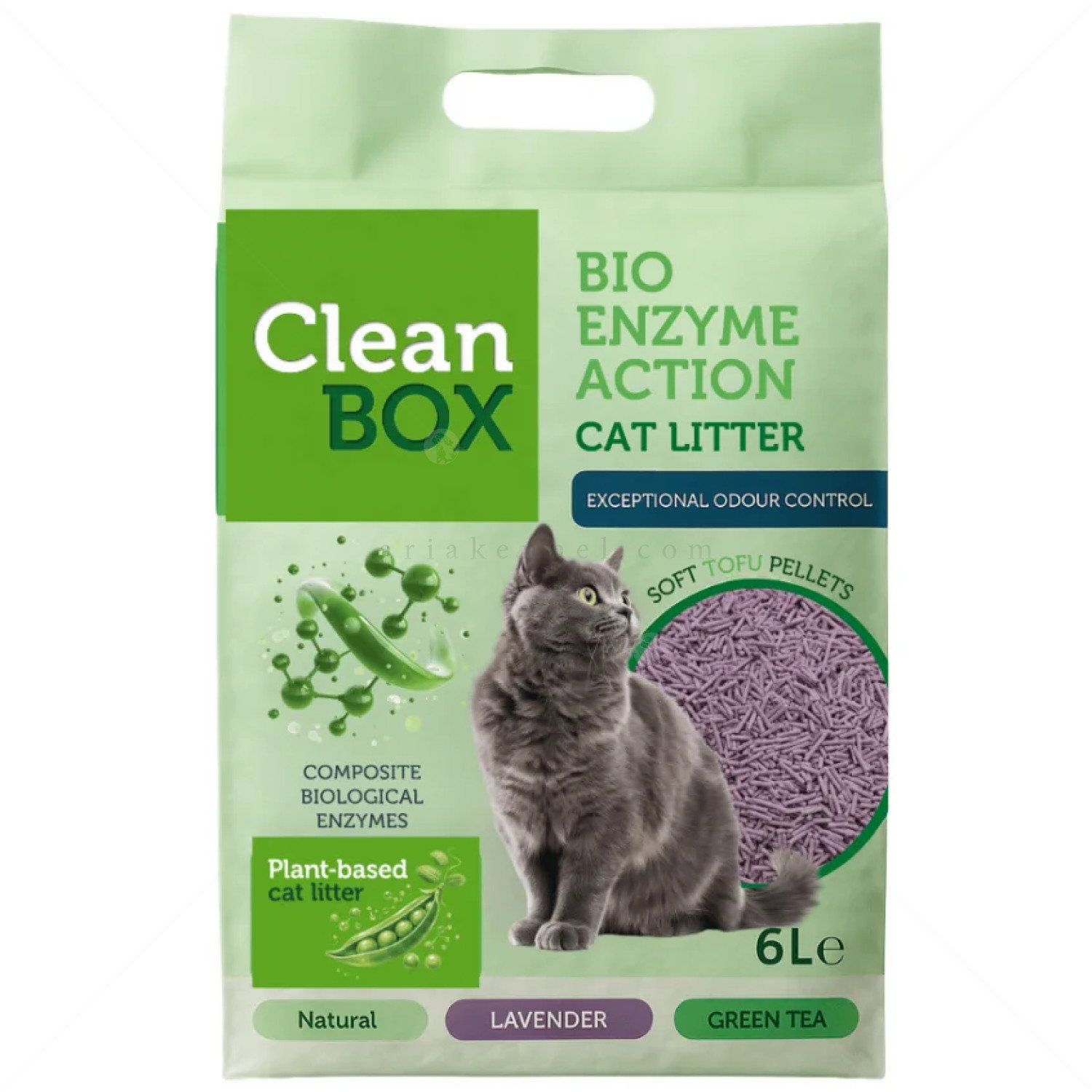CLEAN BOX 6 л/2.500 кг Тофу - лавандула, с ензими