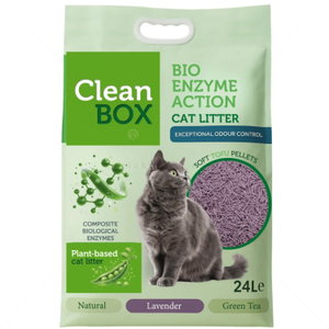 CLEAN BOX 24 л/10 кг Тофу - лавандула, с ензими