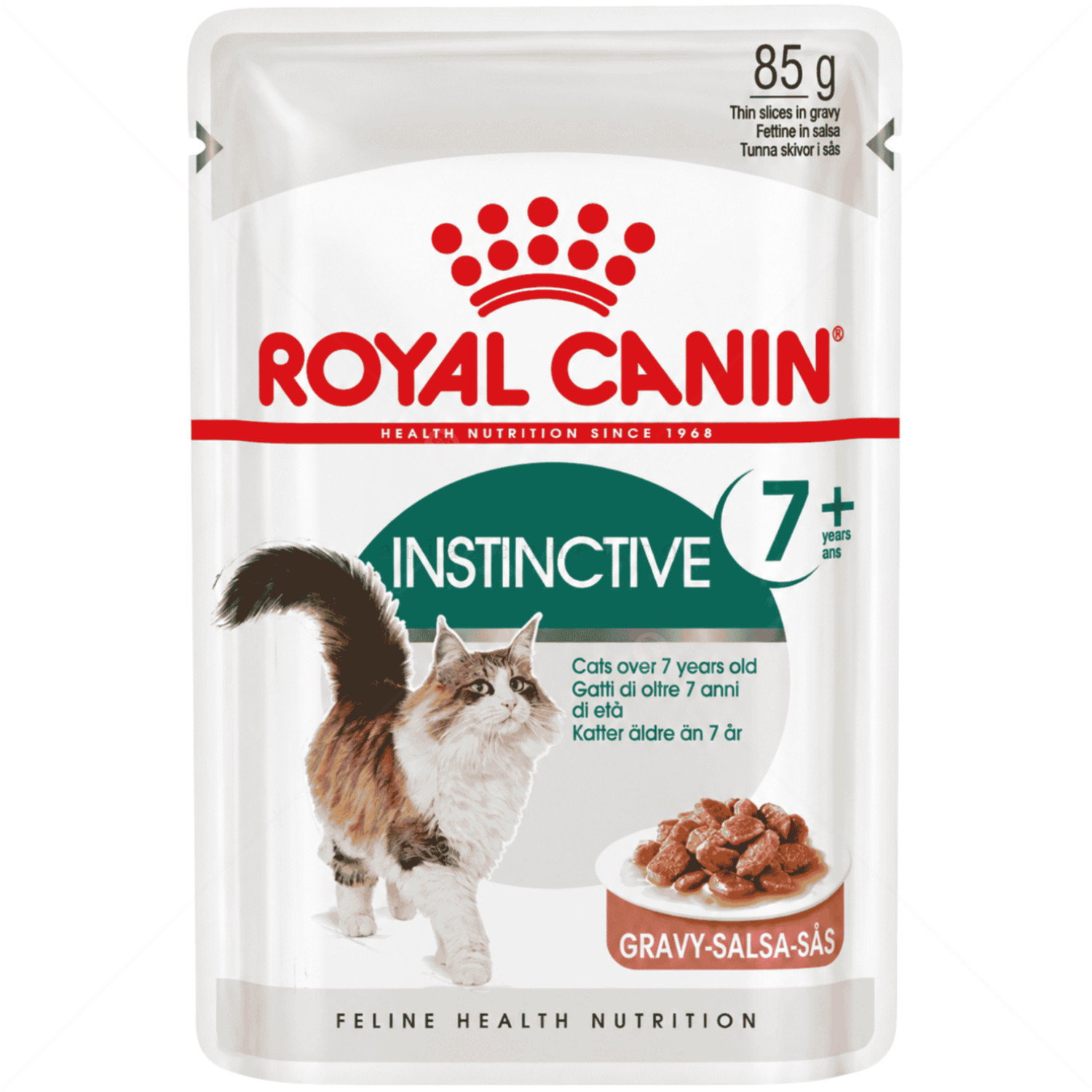 Пауч за котки над 7 години 85 гр ROYAL CANIN Instinctive 7+ - в сос грейви