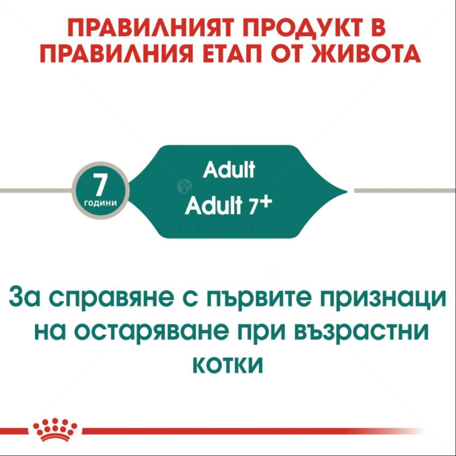 Пауч за котки над 7 години 85 гр ROYAL CANIN Instinctive 7+ - в сос грейви