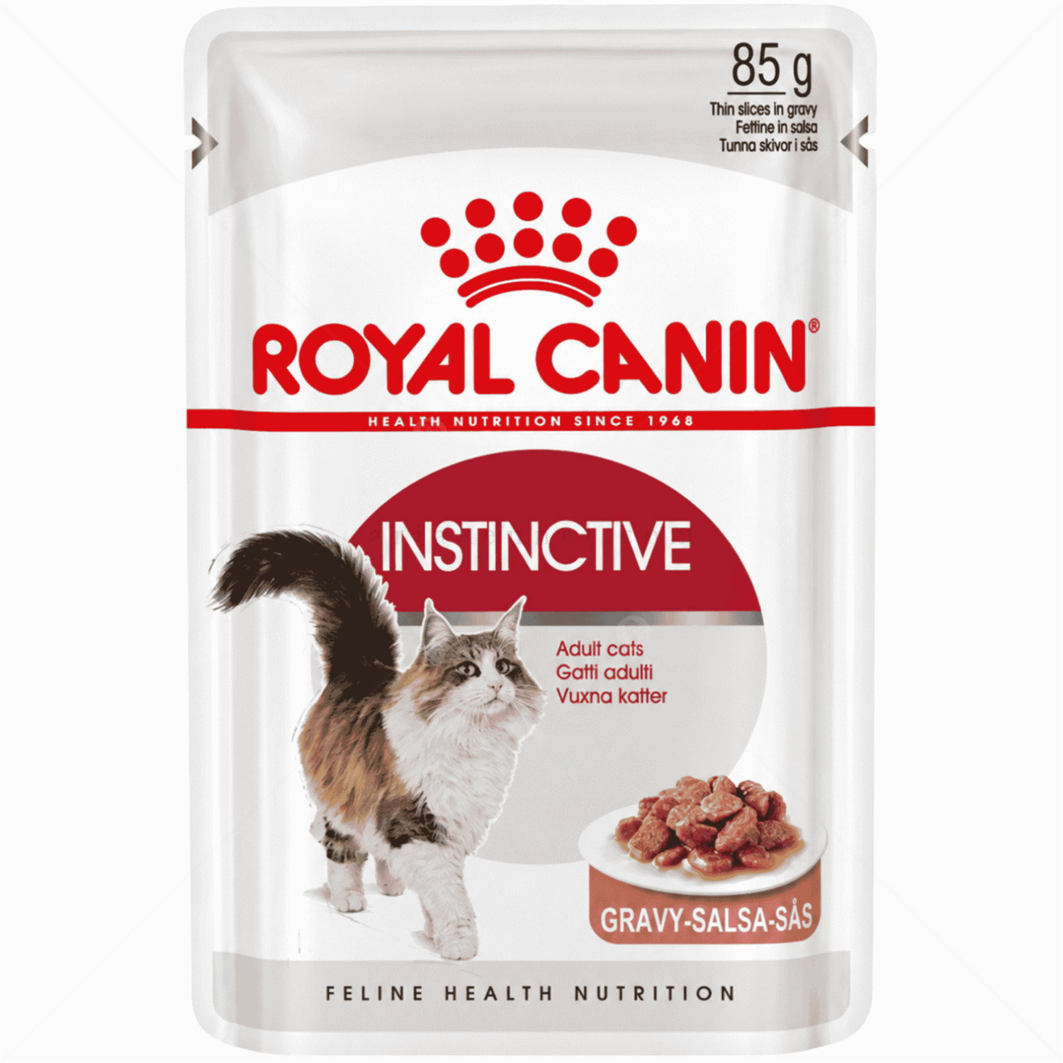 Пауч за котки над 1 година 85 гр ROYAL CANIN Instinctive - в сос грейви