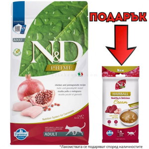 N&D Cat 1.500 кг. Prime Chicken Adult