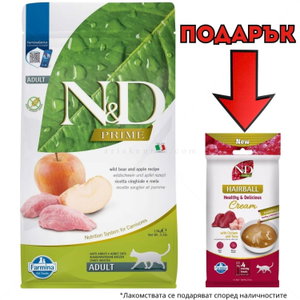 N&D Cat 1.500 кг. Prime Boar Adult
