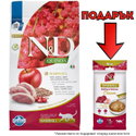 N&D Cat 1.500 кг Quinoa Hairball Duck&Cranberry