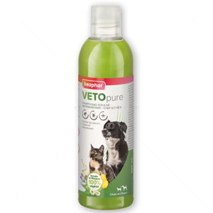 Противопаразитен шампоан с маргоза и лавандула BEAPHAR Veto Pure, за кучета и котки над 12 седмици