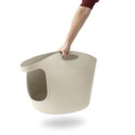 Открита котешка тоалетна SAVIC Flex-a-Loo, мока