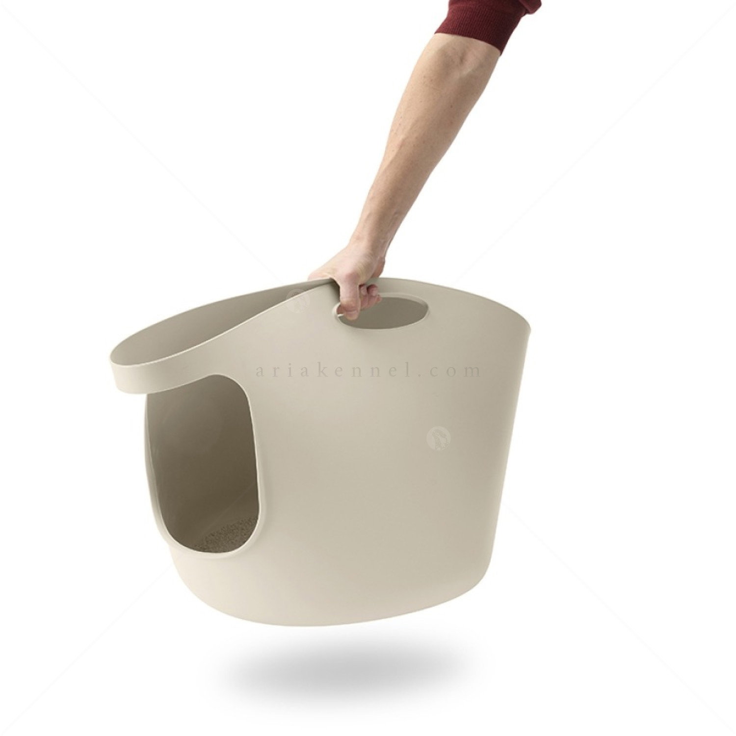 Открита котешка тоалетна SAVIC Flex-a-Loo, мока
