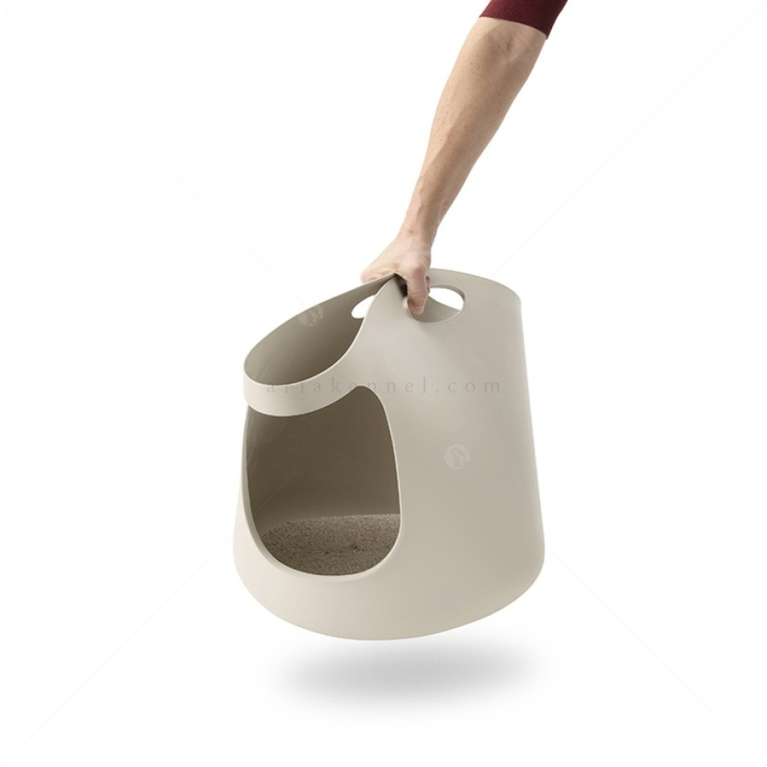 Открита котешка тоалетна SAVIC Flex-a-Loo, мока
