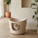 Открита котешка тоалетна SAVIC Flex-a-Loo, мока