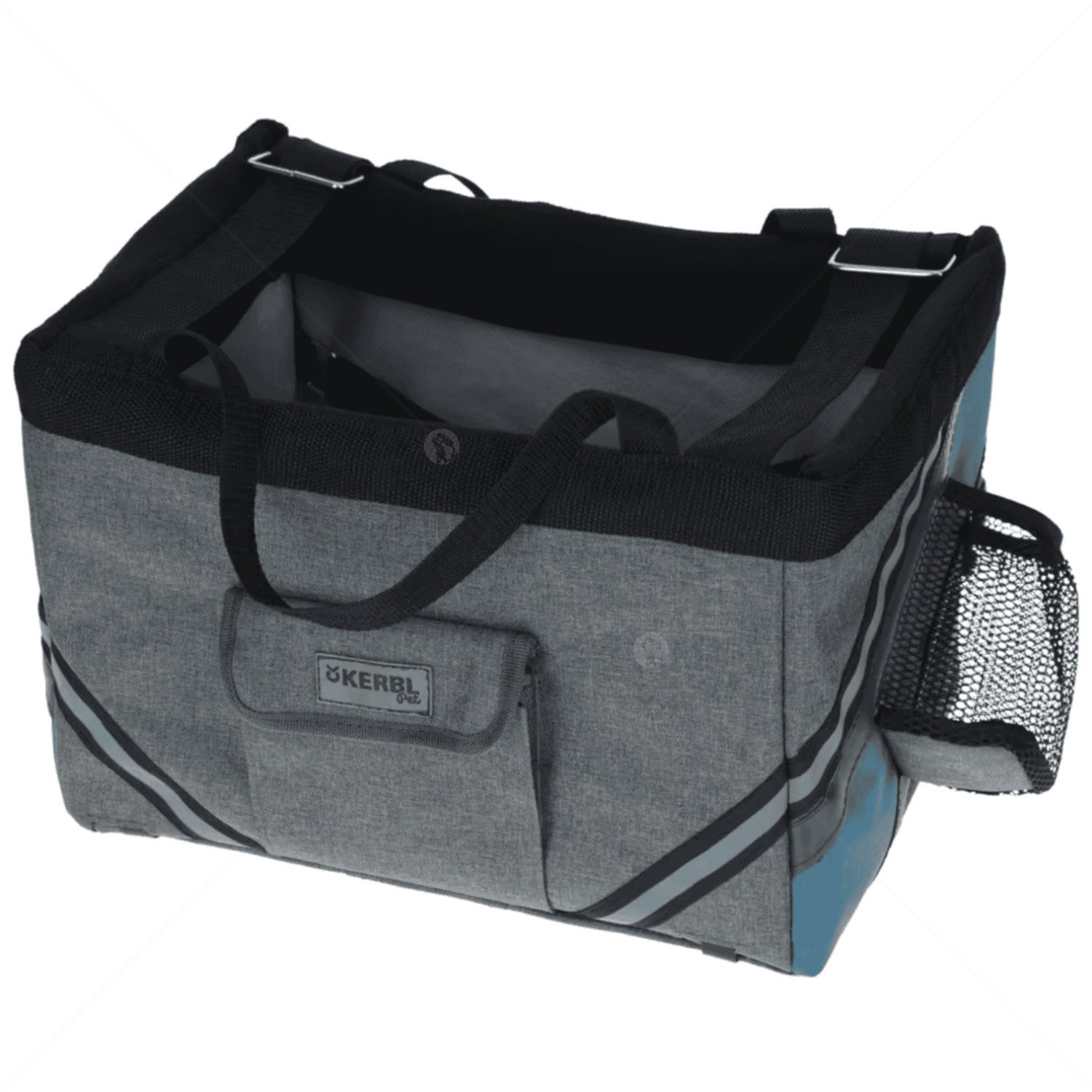 Чанта за пътуване за велосипед KERBL Bike Bag Vacation, grey/ blue