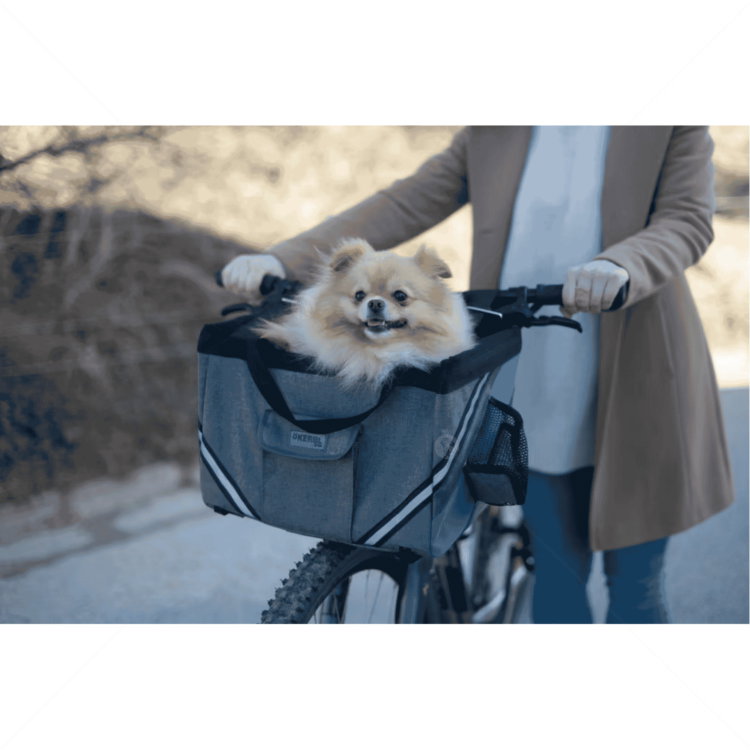 Чанта за пътуване за велосипед KERBL Bike Bag Vacation, grey/ blue