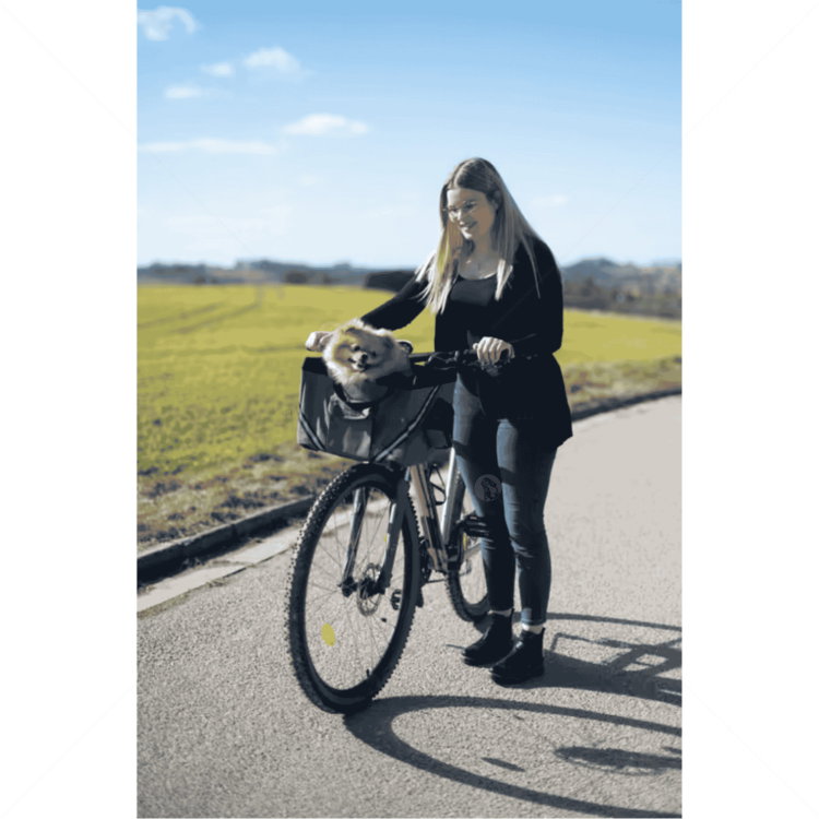 Чанта за пътуване за велосипед KERBL Bike Bag Vacation, grey/ blue