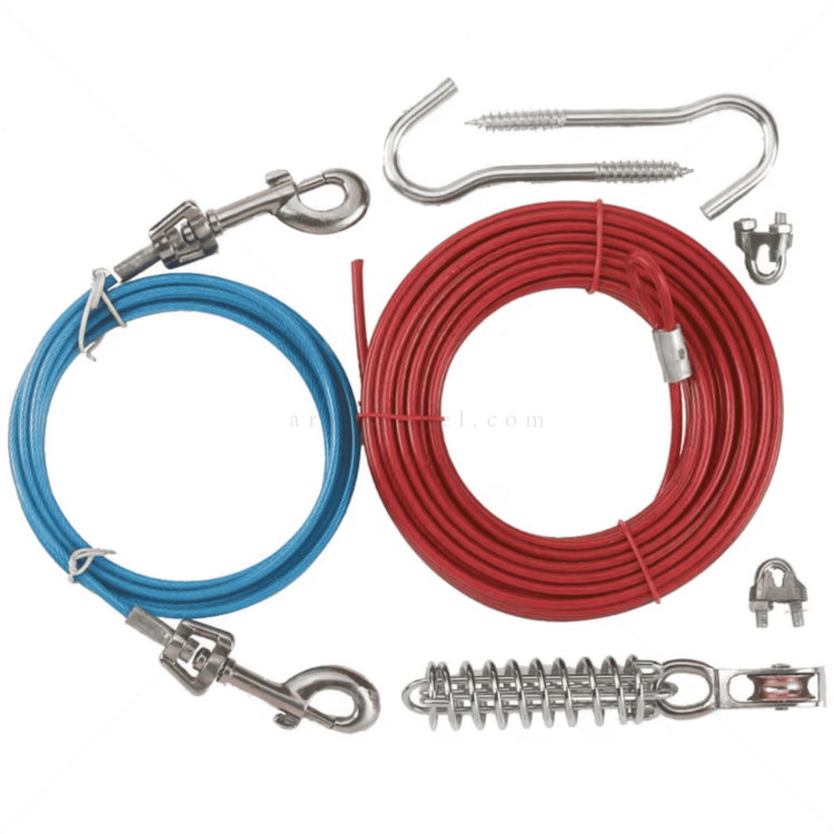 Комплект дворни поводи 15+3 м KERBL Set Yard leash