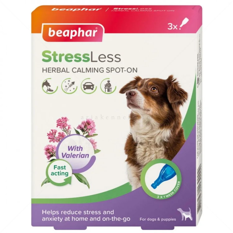 Успокояващи пипети BEAPHAR StressLess Calming Spot On Dog