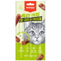 Пръчици с пилешко месо и котешка трева WANPY Meaty Sticks Cat Grass & Chicken